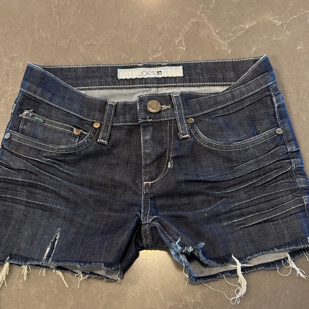 Joe's Jeans Dark Indigo Denim Shorts